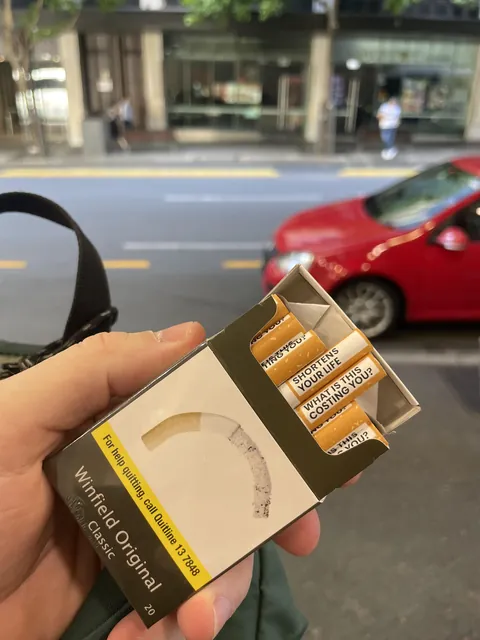 Australian cigarettes now have health advertising on individual butts