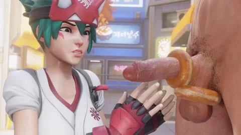 Kiriko loves donuts (bewyx)