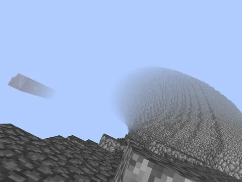 My first tower in Minecraft, guys.