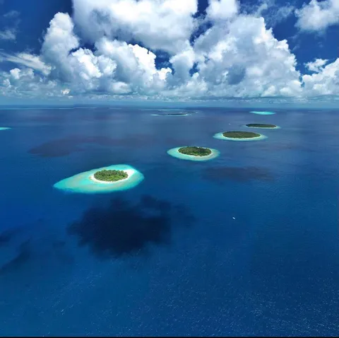 🔥 Floating tropical islands