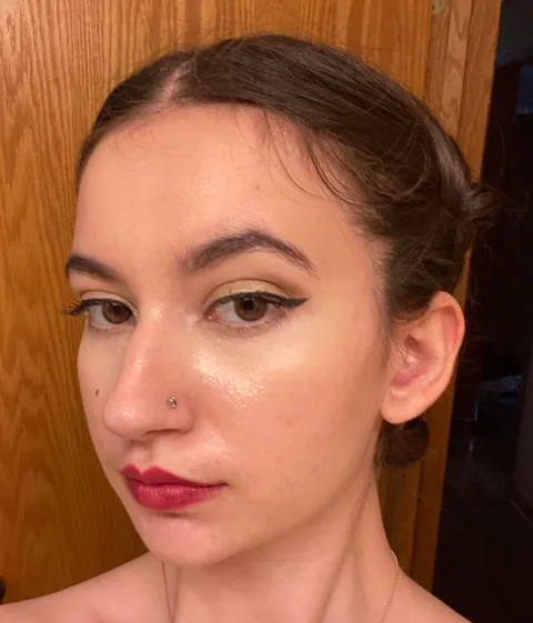 My makeup after a 6 hour server shift