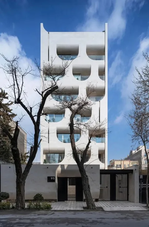 more examples of contemporary apartment buildings in Iran
