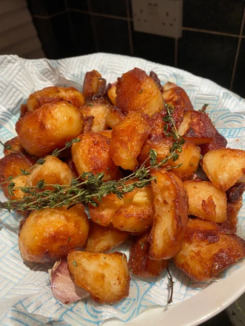 Woke up with craving for roast potatoes