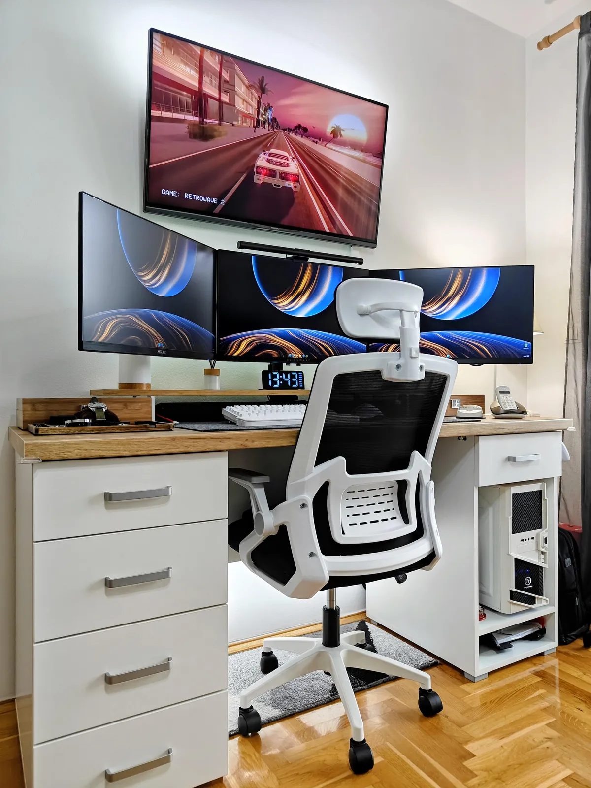 My battle station with fully custom table