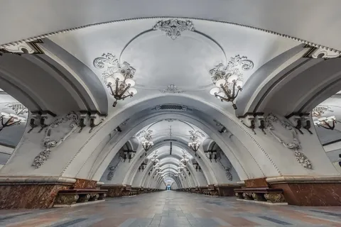 Architecture of some Moscow metro stations