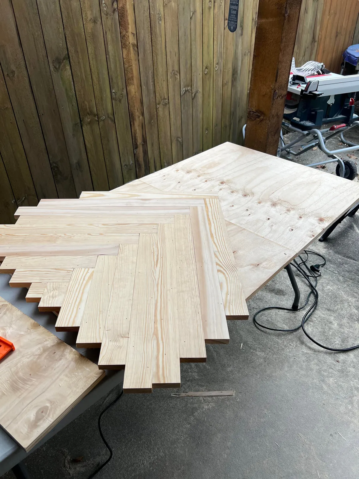 First real furniture building project. Wanted a cabinet/bar in this small space under our basement stairs. Pretty happy with the results!
