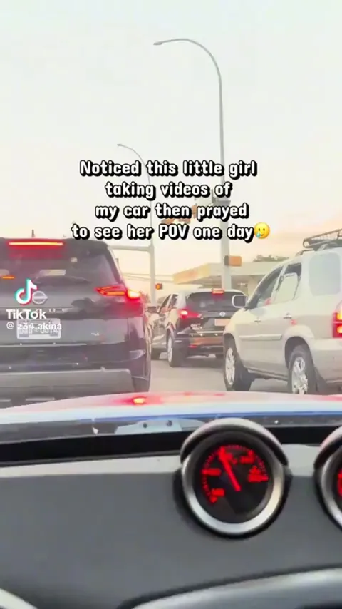 Car makes a girls morning