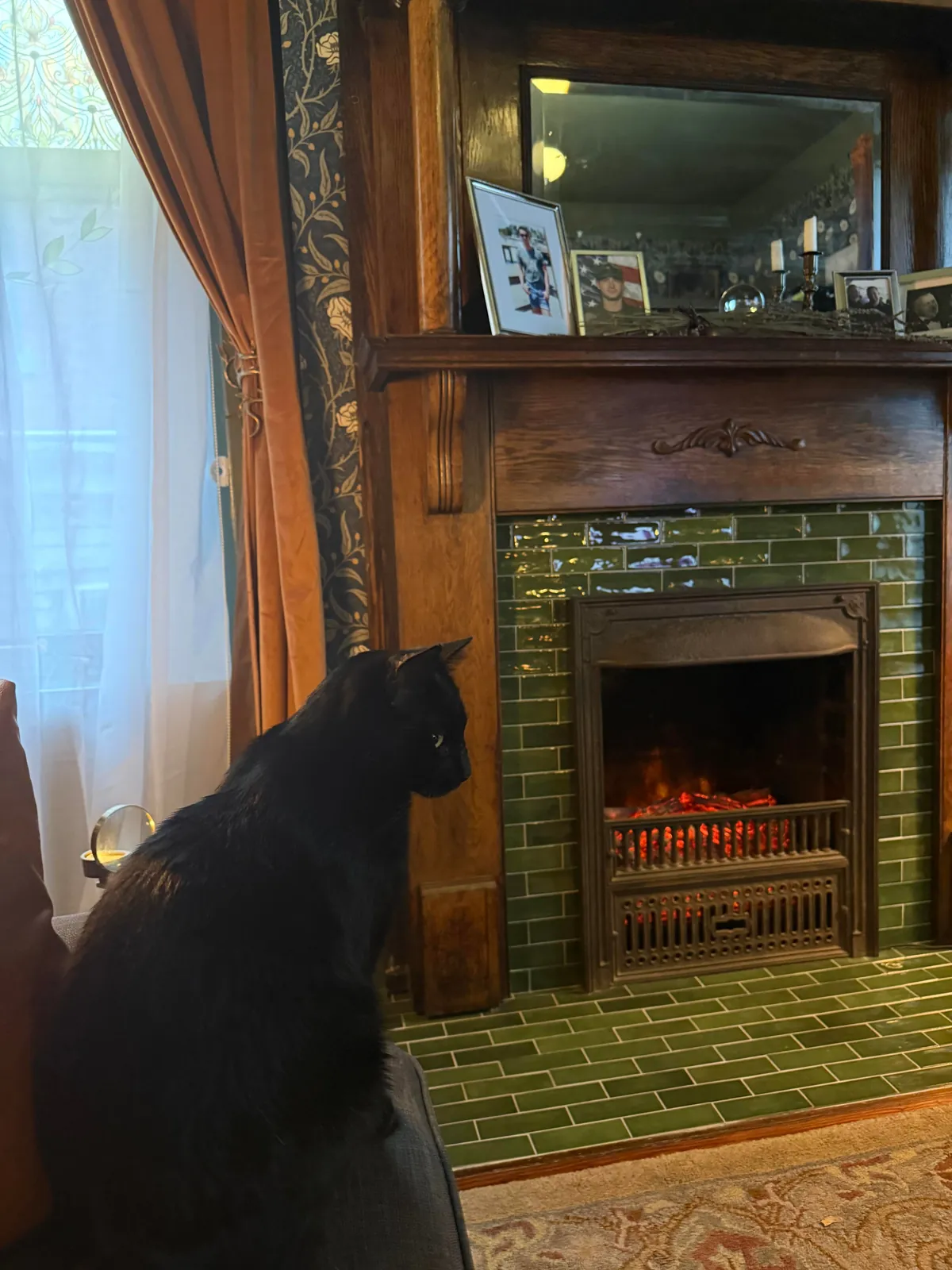 A cozy afternoon in my home library