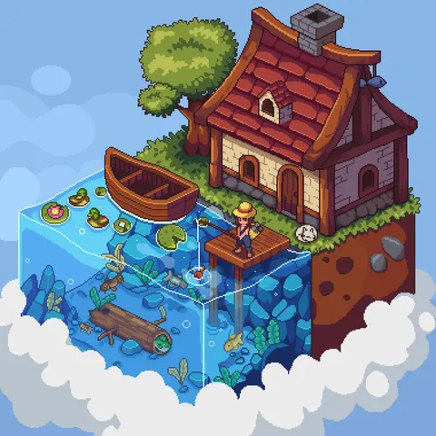 Fishing in the sky 🎣☁️