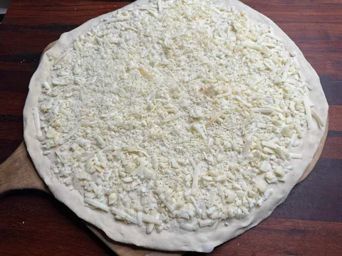 [Homemade] mushroom and bacon pizza