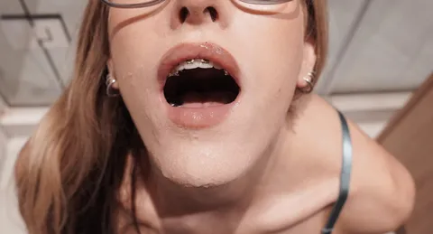 I didn’t do a very good job of catching it all in my mouth