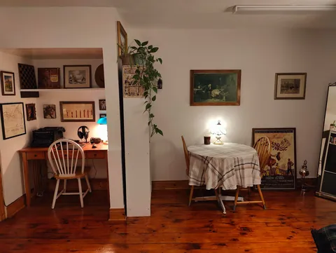 Less than a month after moving in. Swipe to see before!