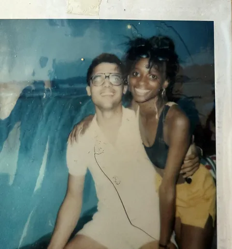 My Mom and Dad. Late 80s at Niagara Falls