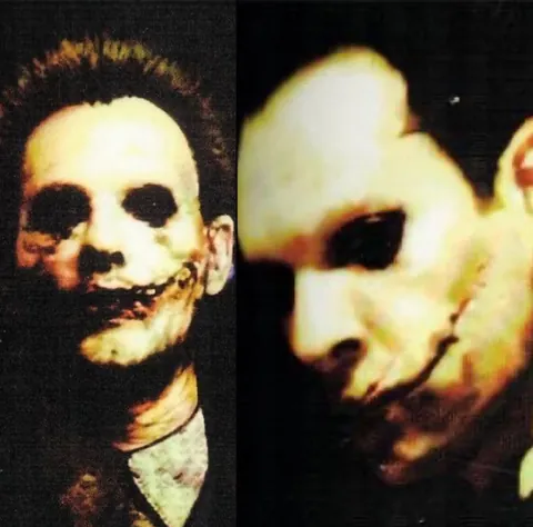 Early concept art of Joker in The Dark Knight (2008)