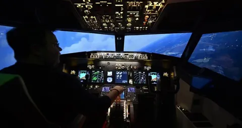 Man from England built a Boeing 737 flight simulator in his garage. He dreamed about it all his life, saved up enough money and recreated the cockpit.