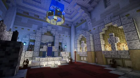 The RED Castle in Pale gardens