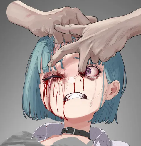 Helped remove a speck of dust from the eye😂