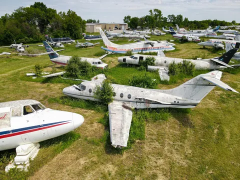 Plane graveyard in Missouri