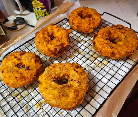 [Homemade] Stuffed Onion Rings