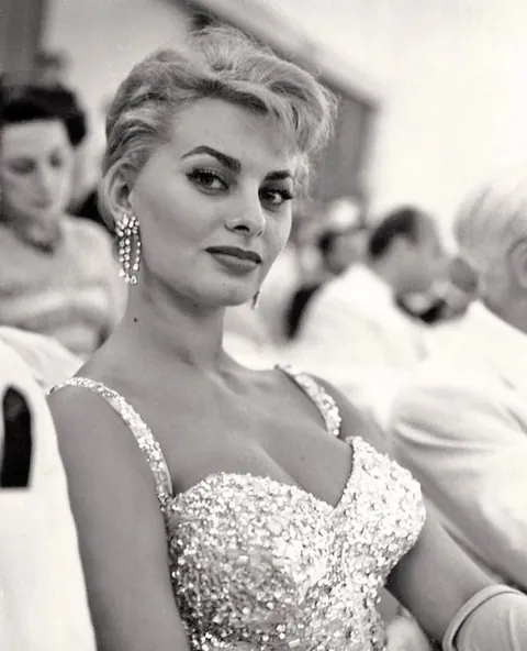 Sophie Loren , at Venice Film Festival, 1955