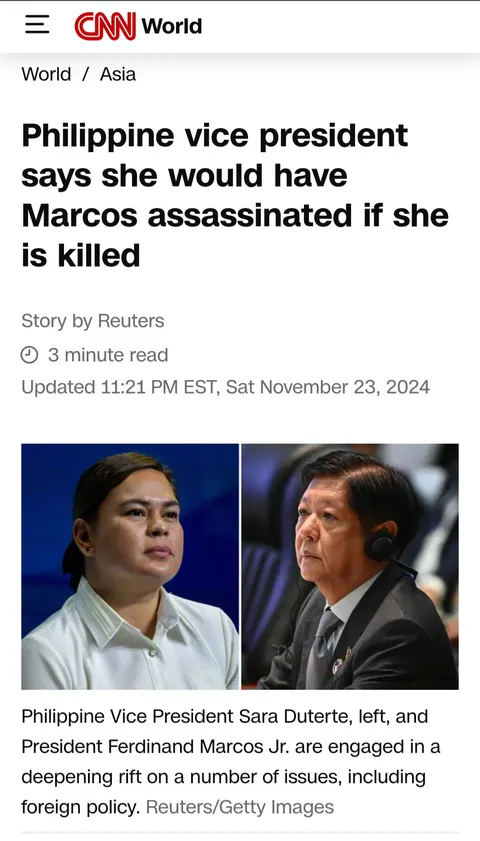 If you thought US politics was going mad,welp..