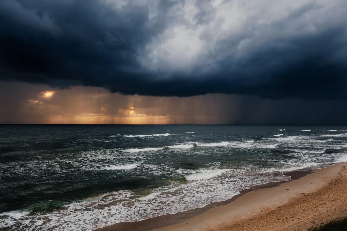 ITAP of the Baltic Sea during a storm