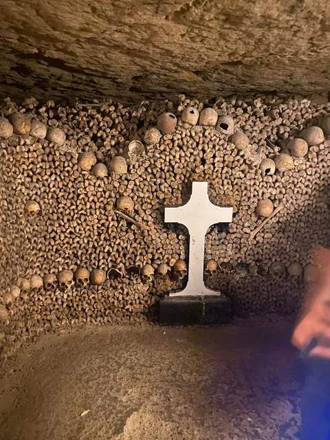 The Parisian Catacombs (Taken by me) The Eerie Resting Place of 6 Million.