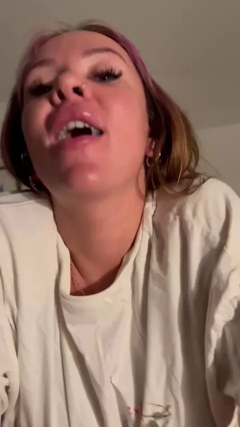 It tasted sooo good. Can you tell how much I was enjoying having it in my mouth?