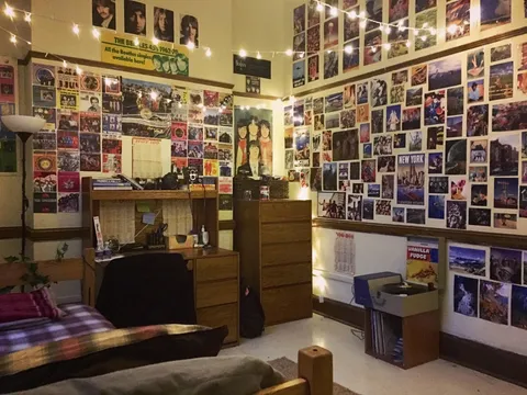 Missing my dorm room on a day when I'm longing for comfort