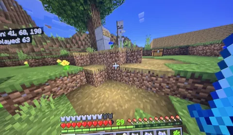 I made a grave for one of my villagers that died and I found this the next day. R.I.P