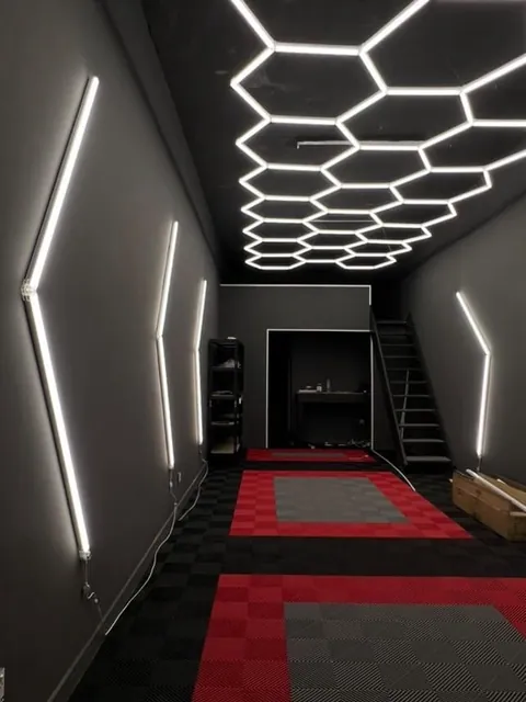 Before And After personal workshop and garage (couldnt find better pictures)