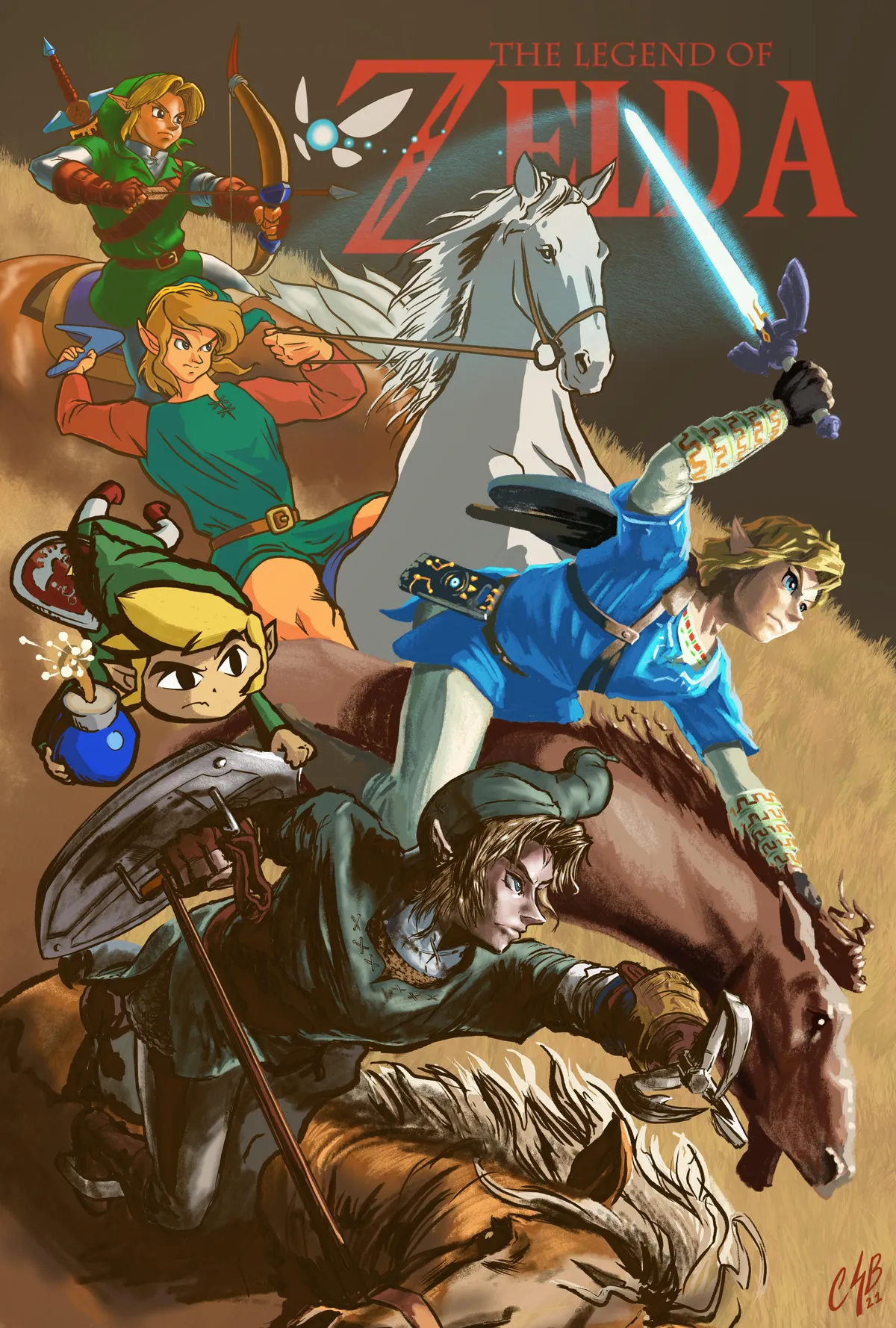 Even if Nintendo doesn't want to celebrate, I sure do! Happy 35th, Link(s)!