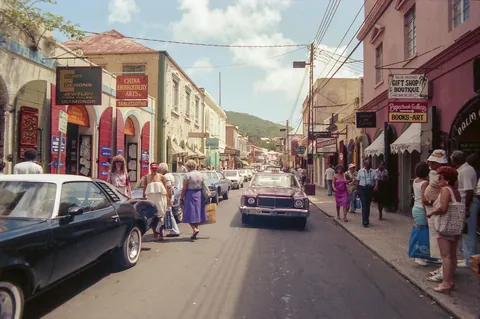 My mom on a Caribbean cruise with a couple of friends in September, 1981. My mom is the one in the middle in the first photo.
