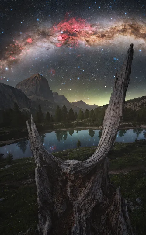 ITAP of the Milky Way in the Dolomites