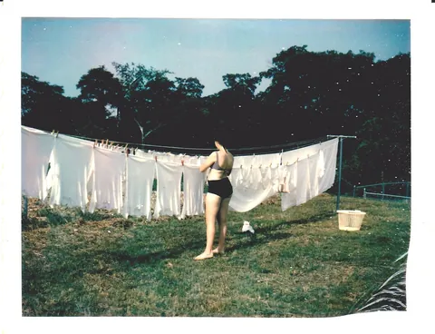 Pictures of my mom in 1965, a newlywed in her new house