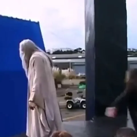 Christopher Lee is scarier than Saruman