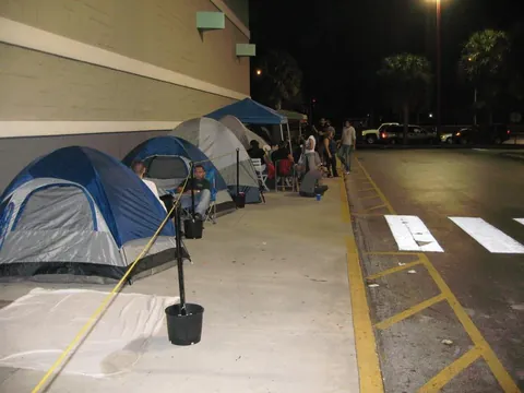 Difference Black Friday was in 18 years. #1 in line would be 5am Thanksgiving Day.