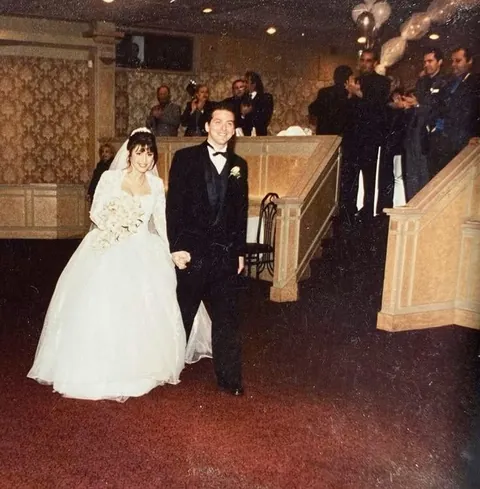 My parents on their wedding day, 1999