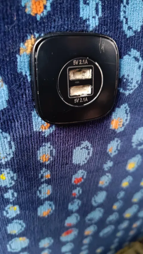 Someone put bubble gum in the phone charger