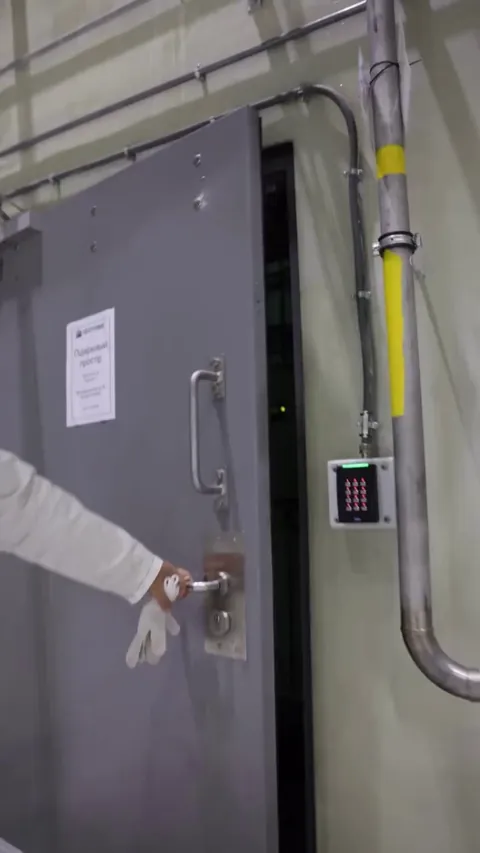 Inside Chernobyl Safe Confinement.