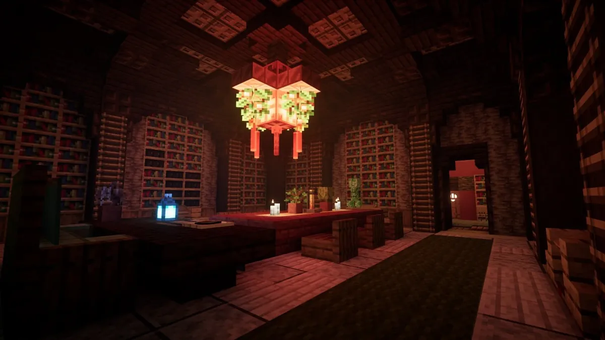 The RED Castle in Pale gardens