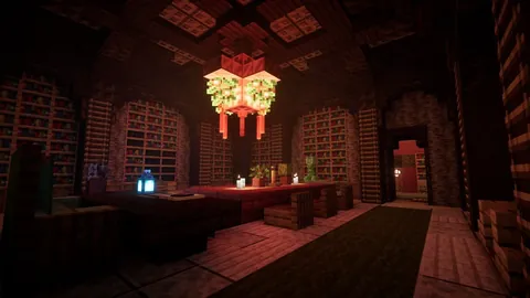 The RED Castle in Pale gardens