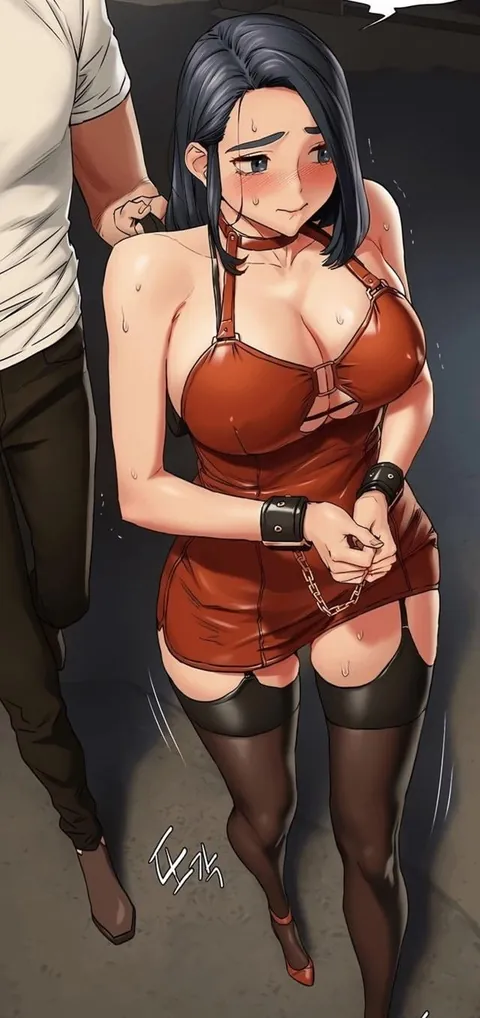 His pet out on a leash