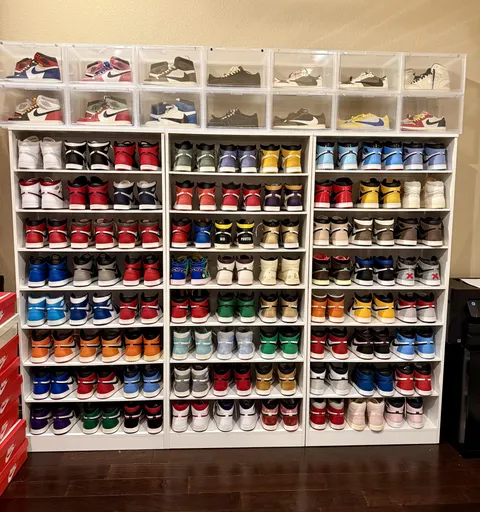 Set up new shelves for my 1s, excited to share this portion of my collection