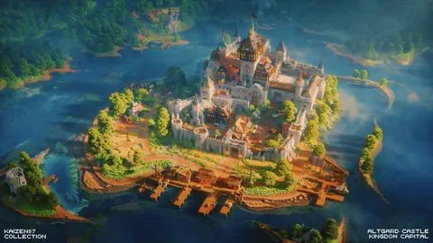 This castle took ~170 HOURS. Every room detailed!