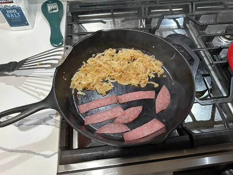 [homemade] mushroom, onion and swiss dogs