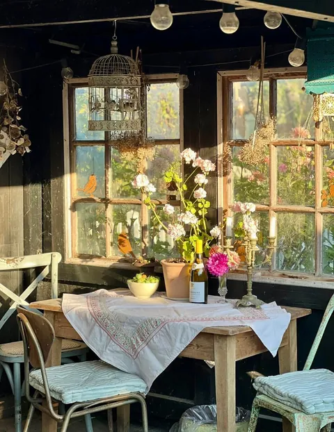 My Safe Haven 🌸💚💖🧚 #summerhouse #garden #paradise