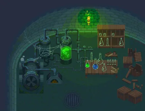 Secret lab for the Sewers area