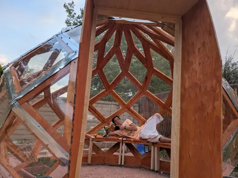 I built a greenhouse!