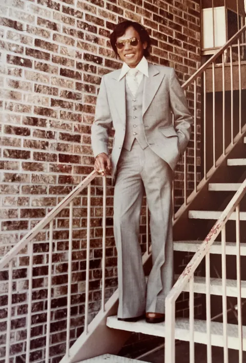 My dad in Houston, TX after fleeing south Vietnam after the war around 1977